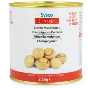 Sysco Classic Button Mushrooms 2.5kg