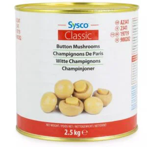 Sysco Classic Button Mushrooms 2.5kg