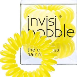 Invisibobble Traceless Hair Rings Yellow for All Hair Types 3 x 3 Pack