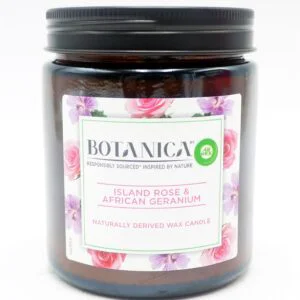Botanica Candle Island Island Rose & African Geranium 2 x 120G