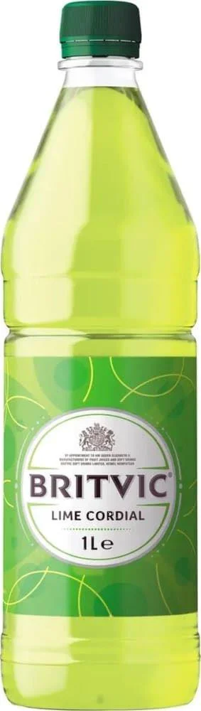 Britvic Lime Cordial 1 Litre - Pack of 2