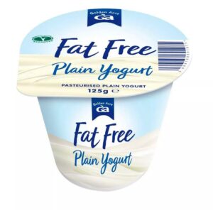 Golden Acre Fat Free Plain Yogurts - 20x125g