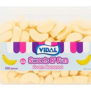 Vidal 300 Sweets R' Fun Foam Bananas 840g