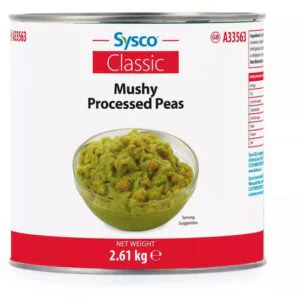 Sysco Classic Mushy Processed Peas 2.61kg