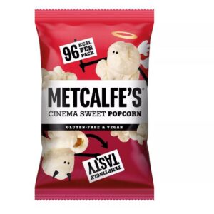 Metcalfe's Skinny Cinema Sweet Topcorn 20g x24