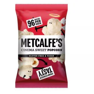 Metcalfe's Skinny Cinema Sweet Topcorn 20g x24