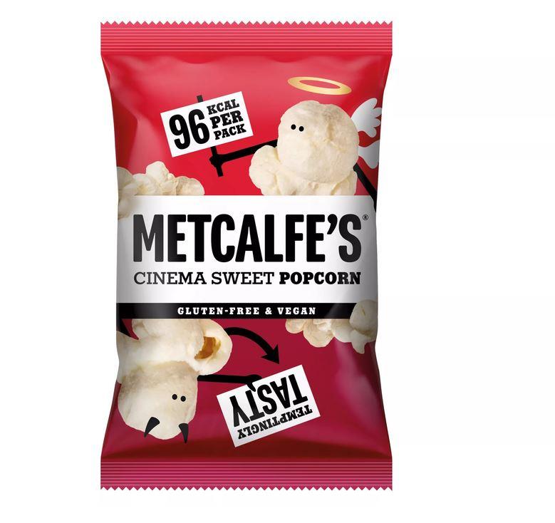 Metcalfe's Skinny Cinema Sweet Topcorn 20g x24
