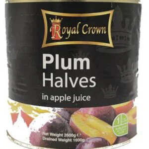 Royal Crown Plum Halves in Apple Juice 2.6kg