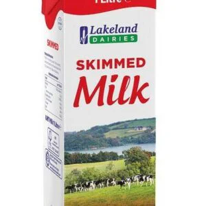 Lakeland Dairies Skimmed Milk 1 Litre - Case of 12