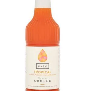 Simply Tropical Mango, Passion Fruit and Guava Flavour Cooler 1 ltr