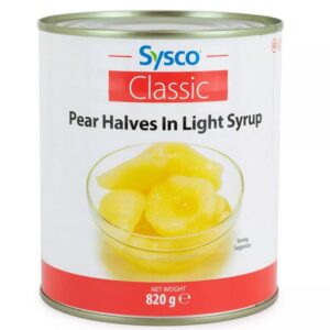 Sysco Classic Pear Halves in Light Syrup 820g