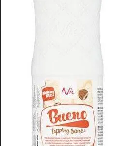 Nic Bueno Topping Sauce White Chocolate Flavour and Hazelnut 500ml