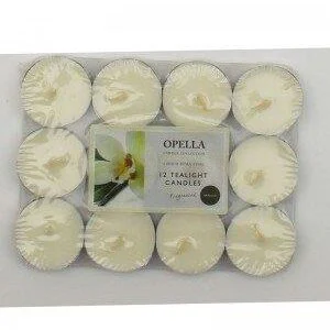 Opella Vanilla Tealight Candles 1 x 12