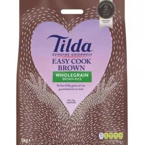 Tilda Easy Cook Wholegrain Brown Rice 5kg