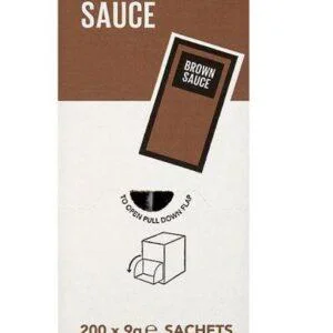 Lichfields Brown Sauce Sachets 200 x 9g