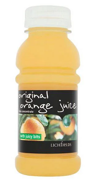 Lichfields Original Orange Juice from Concentrate 250ml - Case of 8