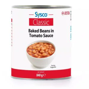 Sysco Classic Baked Beans in Tomato Sauce 840g