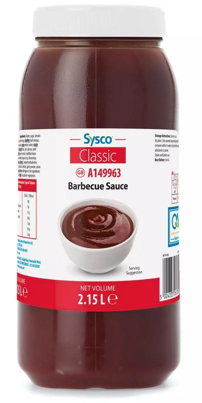 Sysco Classic Barbecue Sauce 2.15Ltr
