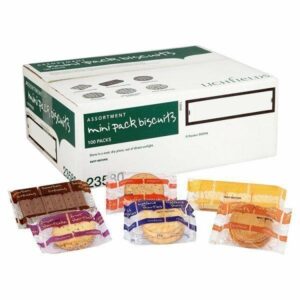 Lichfields Assortment (GREEN) Biscuit Mini Packs - 100 Packs