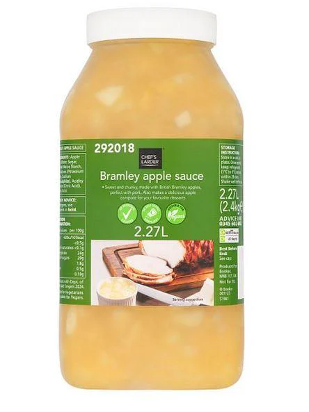Chef's Larder Bramley Apple Sauce 2.27L