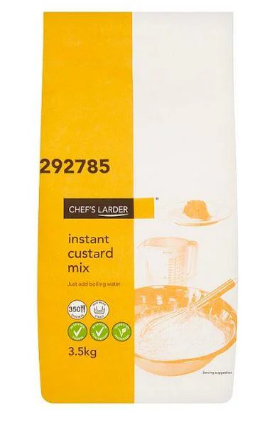 Chef's Larder Instant Custard Mix 3.5kg