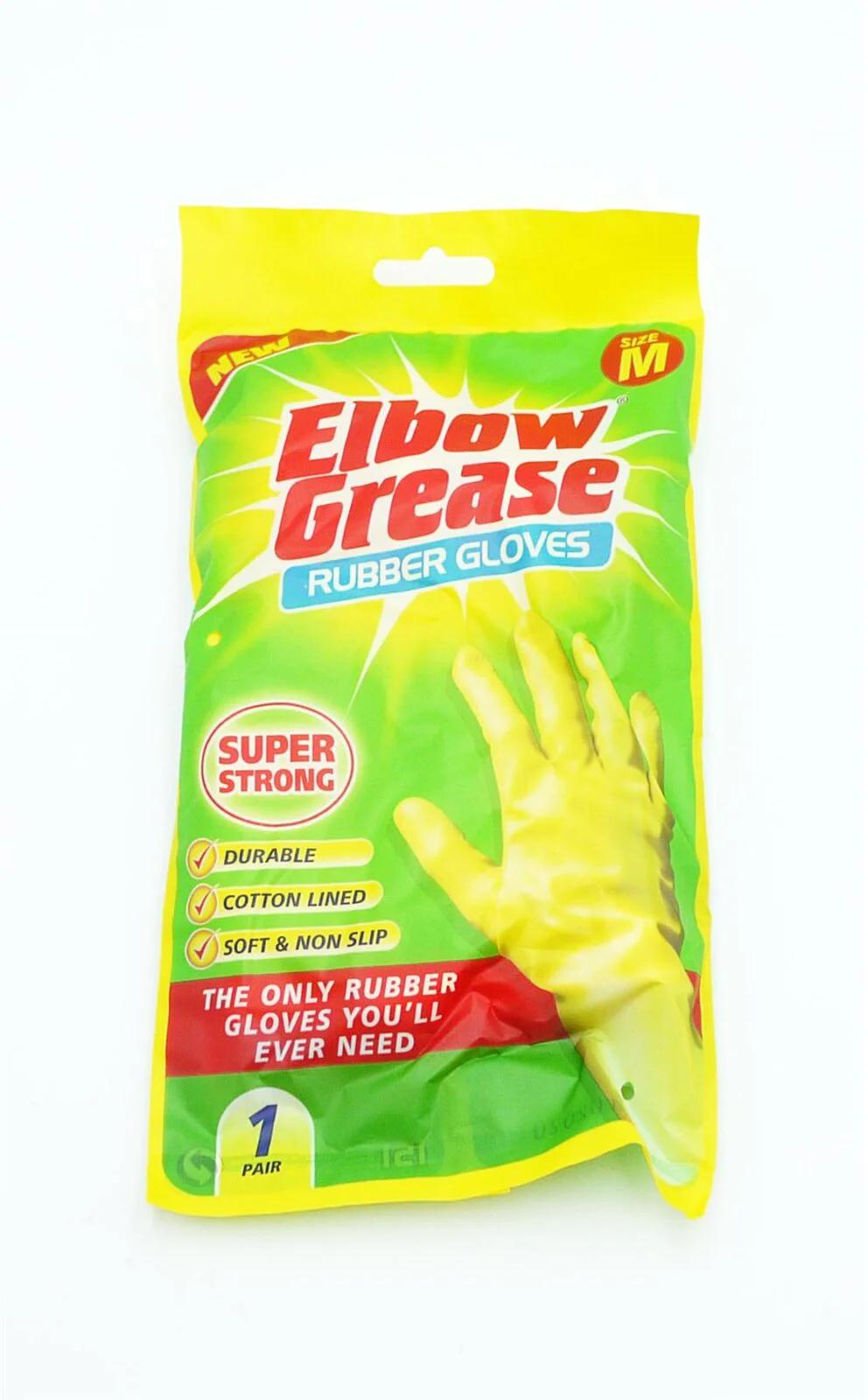 Elbow Grease Rubber Gloves 3 x Medium