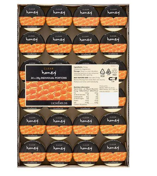 Lichfields Clear Honey 24 x 28g