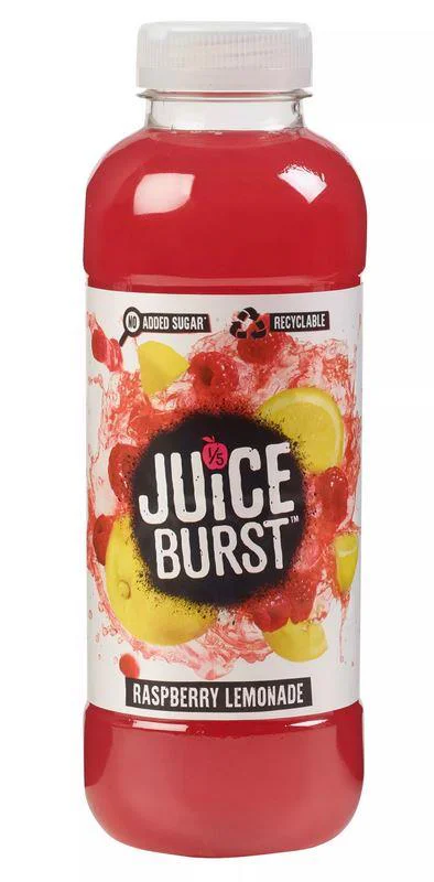 Juice Burst Raspberry Lemonade 500ml (Pack of 12)