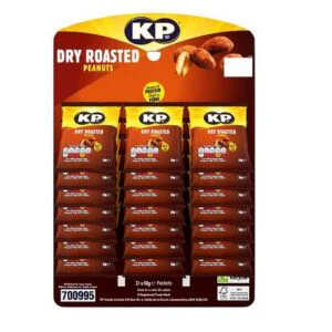 KP Dry Roasted Peanuts 50g (Pubcard)