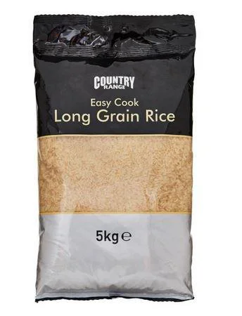 Country Range Easy Cook Long Grain Rice - 1x5kg