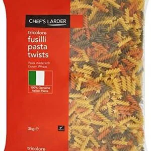 Chef's Larder Tricolore Fusilli Pasta Twists 3kg