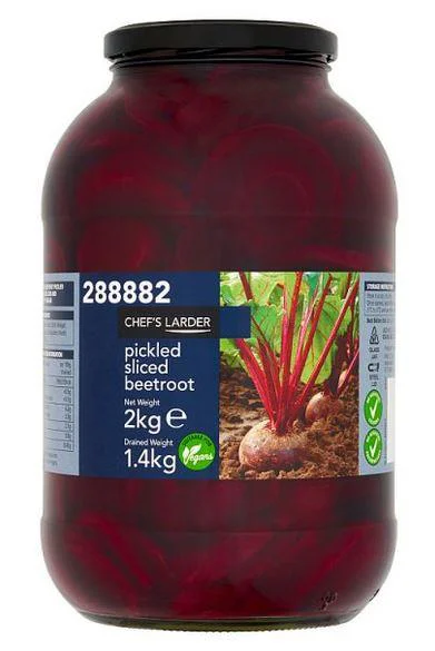 Chef's Larder Pickled Sliced Beetroot 2kg