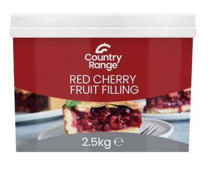 Country Range Red Cherry Fruit Filling 2.5kg