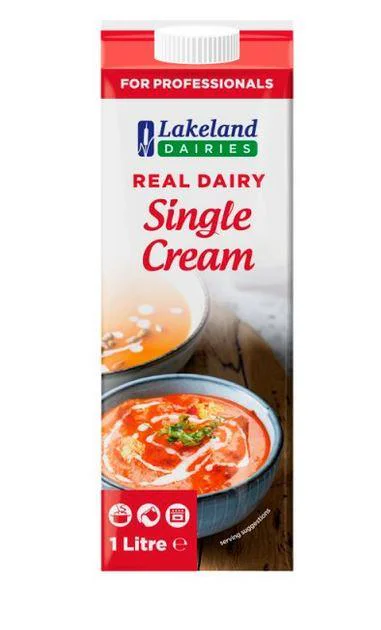 Lakeland Dairies Real Dairy Single Cream 1 Litre