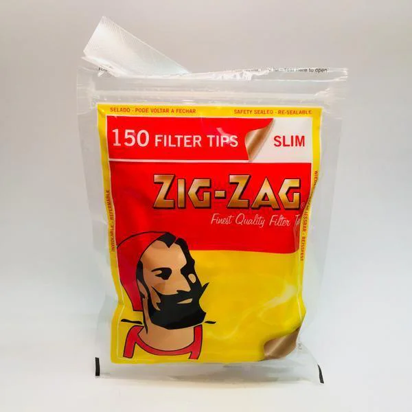 Original ZIG-ZAG Filters Tips Packs (Slim Filters - 150 Tips Pack, 10