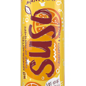 Suso Sparkling Orange and Mandarin Cans - 24 x 250ml