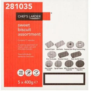 Chef's Larder Sweet Biscuit Assortment 5 x 400g