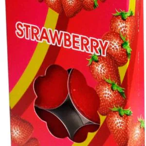 Chupa Chups 10 Strawberry Scented Tealights - Pack of 10 (Total 100 Tealights)
