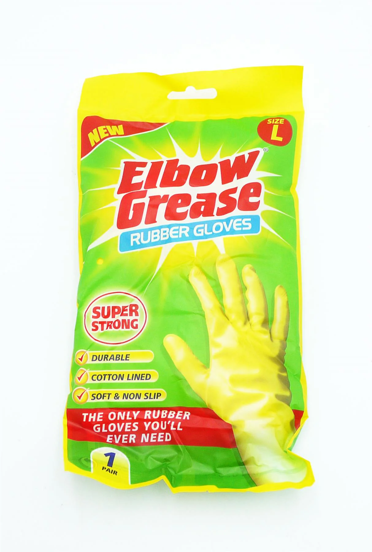 Elbow Grease Rubber Gloves (Large)