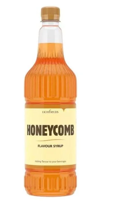 Lichfields Honeycomb Flavour Syrup 1 Litre