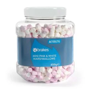 Brakes Mini Pink & White Marshmallows 350g