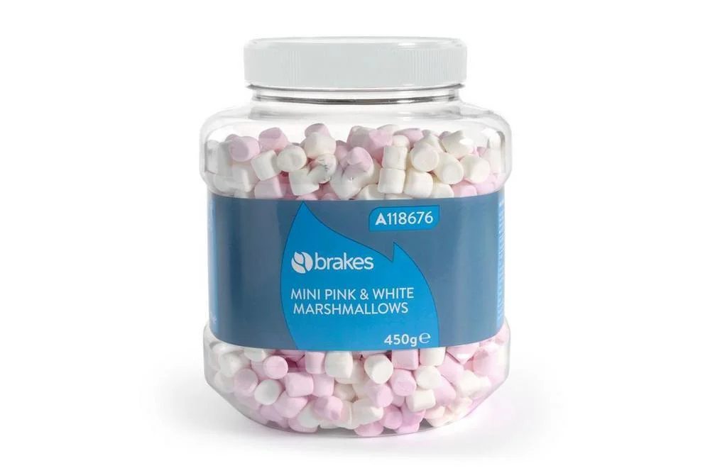 Brakes Mini Pink & White Marshmallows 350g