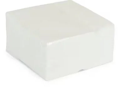 Sysco Classic 2ply 40cm White Napkins - 6 x 100