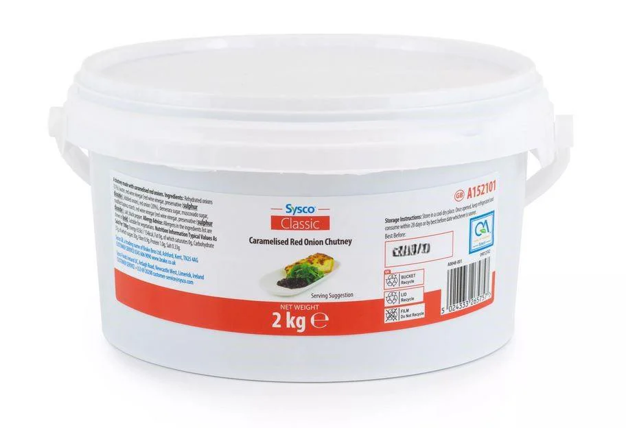 Sysco Classic Caramelised Red Onion Chutney 2kg