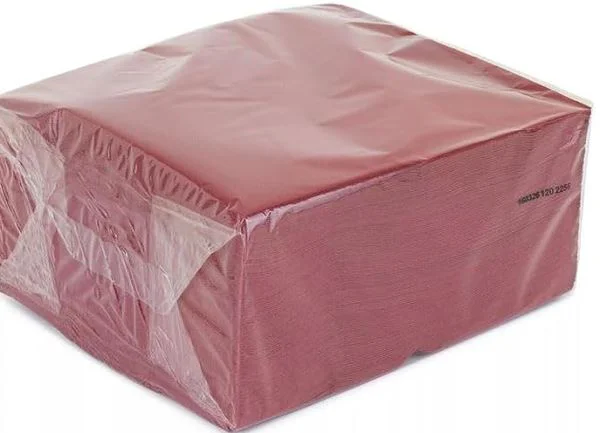 Sysco Classic 2Ply 40cm Bordeaux Napkins - 6 x 100