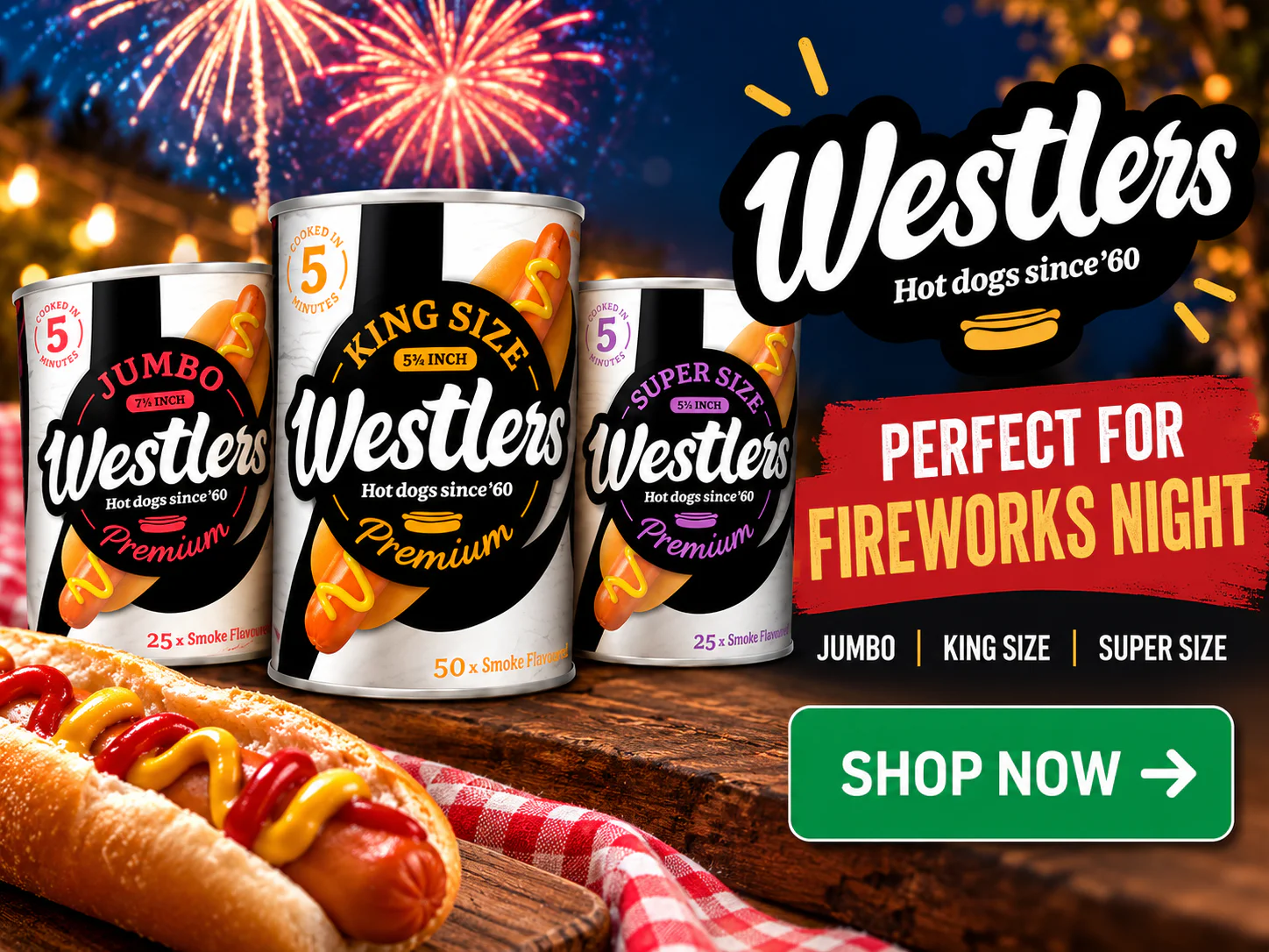 Westlers Fireworks Night Hot Dog Feast